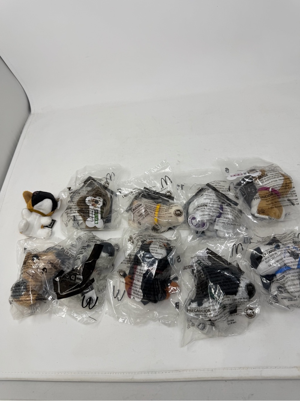 McDonald's Sealed The Dog Plush Lot Artist Collection Lot Of 10